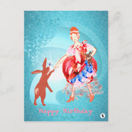 Hare Princess Wertvoll Freundschaft Postkarte