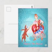 Hare Princess Wertvoll Freundschaft Postkarte (Vorne/Hinten)