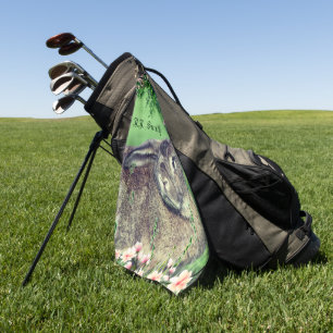 Hare Rabbit Animal Fun Personalisiert Golfhandtuch