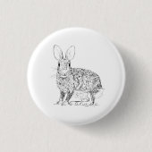 Hare / Rabbit Button (Vorderseite)