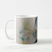 Hare Rabbit Watercolor Blue Kaffeetasse (Links)