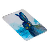 Hare Rabbit Watercolor Magnet (Rechte Seite)