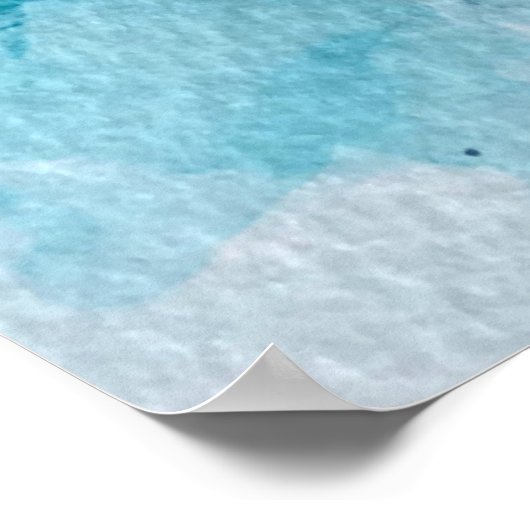 Hare Rabbit Watercolor Poster (Ecke)