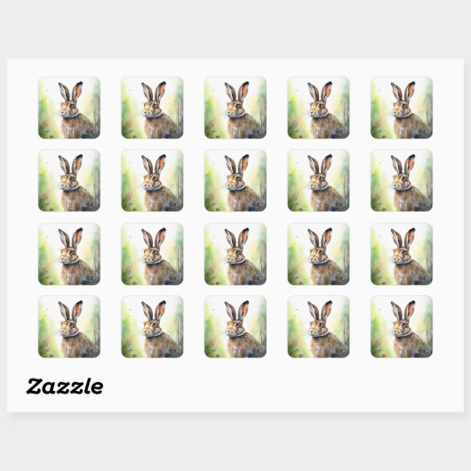Hare Stickers (Blatt)