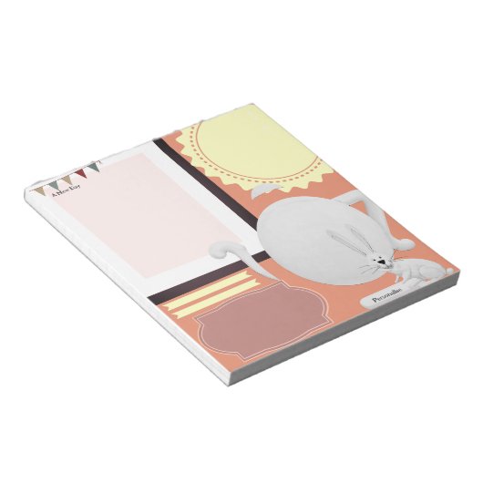 Hare Tee Pot Party Journal Notes Scrapbook Paper Notizblock (angewinkelt)