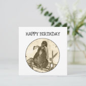 HARE & THE CROW h2477 Karte (Stehend Vorderseite)