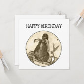 HARE & THE CROW h2477 Karte (Vorderseite/Rückseite Beispiel)