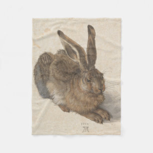 Hare (von Albrecht Dürer) Fleecedecke
