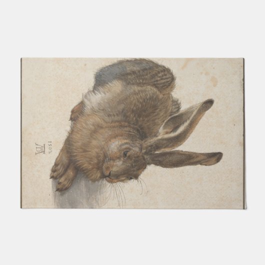 Hare (von Albrecht Dürer) Fußmatte (Vorderseite)