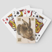 Hare von Albrecht Durer mit Originalunterschrift Spielkarten (Rückseite)