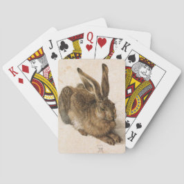 Hare von Albrecht Dürer mit Originalunterschrift Spielkarten