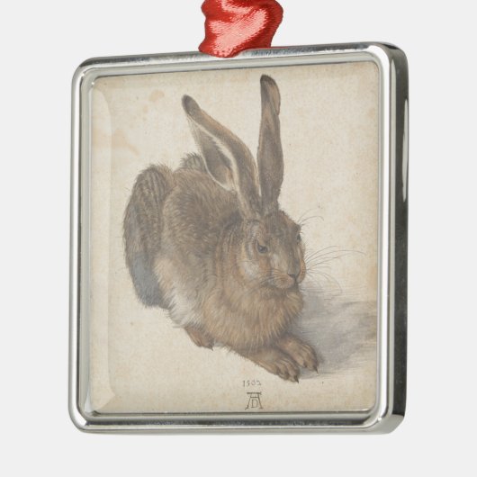 Hare (von Albrecht Dürer) Ornament Aus Metall (Links)