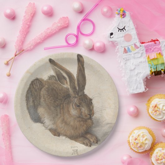 Hare (von Albrecht Dürer) Pappteller (Party)