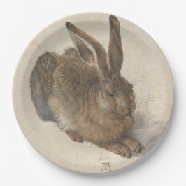 Hare (von Albrecht Dürer) Pappteller