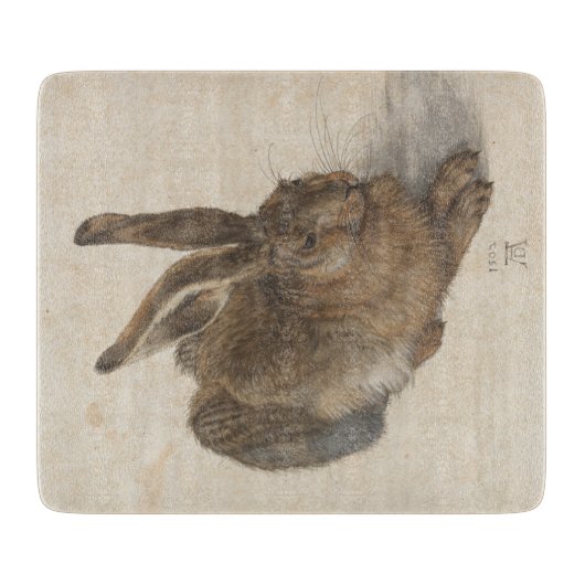 Hare (von Albrecht Dürer) Schneidebrett (Vorderseite)