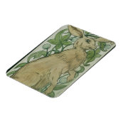 Hare (w/c auf Papier) Magnet (Linke Seite)