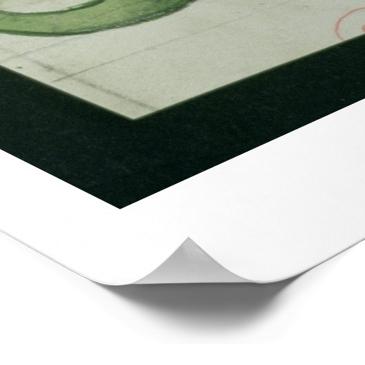 Hare (w/c auf Papier) Poster (Ecke)