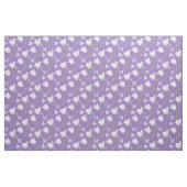 Harebell Monogramm lila blaues Gewebe Stoff (Fat Quarter (45,7 x 55,9 cm))