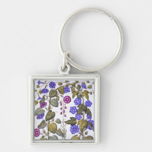 Harebell und Convovulus Schlüsselanhänger