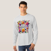 HareKrishna_d.no.2- von Maaya_Prints, Men's LSleev T-Shirt (Vorne ganz)