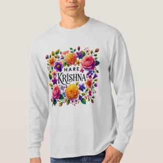 HareKrishna_d.no.2- von Maaya_Prints, Men's LSleev T-Shirt