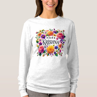 HareKrishna_d.no.2- von Maaya_Prints, Women LSleev T-Shirt