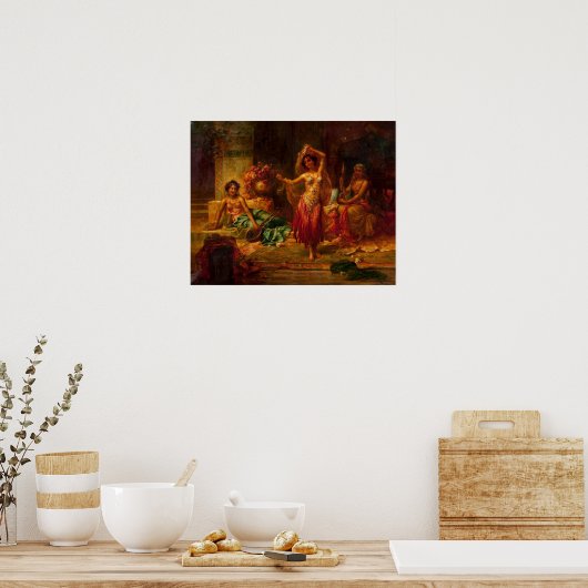 Harem Entertainer von Hans Zatzka - Poster (Küche)