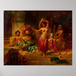 Harem Entertainer von Hans Zatzka - Poster
