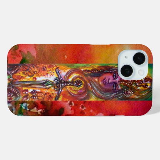 HARENDAL, EPIC SWORT UND ANGEL, rot gelb Case-Mate iPhone Hülle (Rückseite (Horizontal))