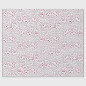 Hares Field Bunnies Niedliches Kanbits Muster Whit Geschenkpapier (Flach)