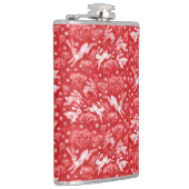 Hares Snow Field White Kanbits Winter Animals Red Flachmann (Rechts)