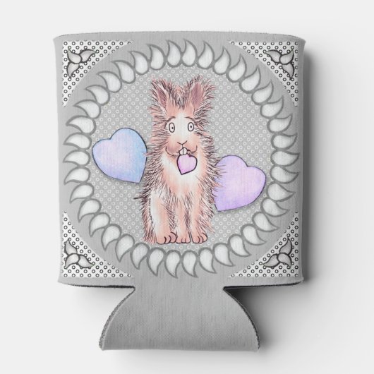 Harey Rabbit Heart Dosenkühler (Rückseite)