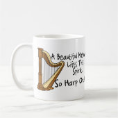 Harfe auf ihr kaffeetasse (Links)