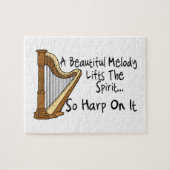 Harfe auf ihr puzzle (Horizontal)