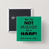 Harfe Button (Vorne & Hinten)