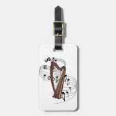 Harfe Gepäckanhänger (Vorderseite vertikal)