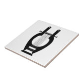 Harfe, griechisches Design Fliese (Seite)