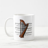 Harfe Musical 02 B Kaffeetasse (Links)