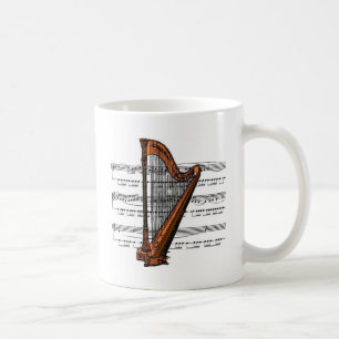 Harfe Musical 02 B Kaffeetasse