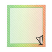 Harfe Notizblock (Vorderseite)