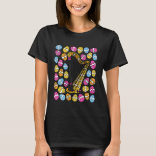 Harfe Ostern Harfenist Saiteninstrument Musiker Mu T-Shirt