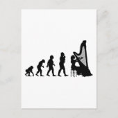 Harfe Postkarte (Vorderseite)