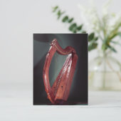 Harfe Postkarte (Stehend Vorderseite)