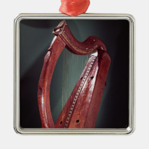 Harfe Silbernes Ornament