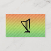 Harfe Visitenkarte (Rückseite)