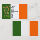 Harfe von Tara-Visitenkarten Visitenkarte (Vorne/Hinten)