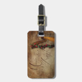 Harfen-Gepäckanhänger Gepäckanhänger (Vorderseite vertikal)