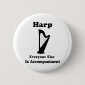 Harfen-Geschenk Button (Vorderseite)