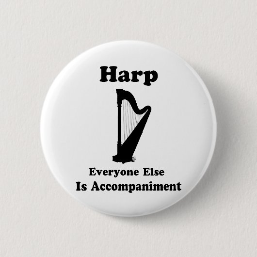 Harfen-Geschenk Button (Vorderseite)