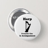 Harfen-Geschenk Button (Vorne & Hinten)
